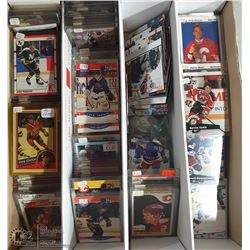 BOX OF OLD VARIOUS HOCKEY CARDS