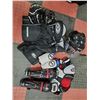 Image 1 : SET OF HOCKEY GEAR, INCLUDES BAUER HELMET, E