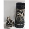 Image 3 : HOLLAND MOLD CERAMIC STEIN WITH LID KING OF THE