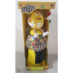 M&M'S YELLOW CANDY GUMBALL MACHINE NIB