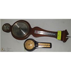 2 BAROMETERS-MADE IN THE USA