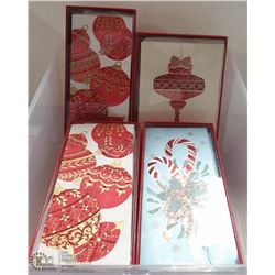 6 BOXES OF FANCY PAPYRUS LUXURY CHRISTMAS CARDS