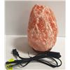 Image 1 : HIMALAYAN SALT LAMP  10" TALL X 6"
