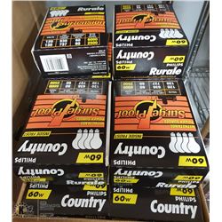 LOT OF 18 2PK 60W PHILIPS LIGHTBULB