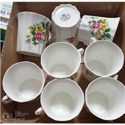 FLAT OF CHINA CUPS