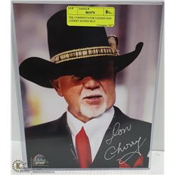 NHL COMMENTATOR LEGEND DON CHERRY SIGNED 8X10