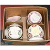 Image 1 : BOX OF 67 ENGLISH MADE SAUCERS