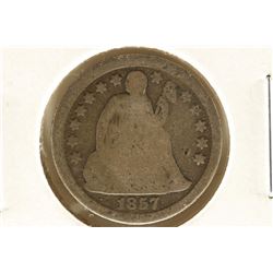 1857 SEATED LIBERTY DIME