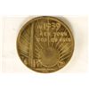 Image 1 : 1 1/4'' BRASS TOKEN 1939 NEW YORK WORLD'S FAIR