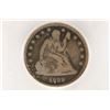 Image 1 : 1859 SEATED LIBERTY QUARTER ICG VERY GOOD 8