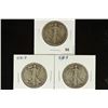 Image 1 : 1936-P/D/S WALKING LIBERTY HALF DOLLARS