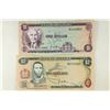 Image 1 : 1960 JAMAICA $1 & $2 NOTES