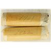 Image 1 : 2 SOLID DATE ROLLS OF GREAT BRITAIN FARTHINGS