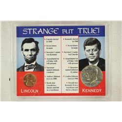 STRANGE BUT TRUE SET CONTAINS: LINCOLN CENT &