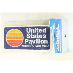 5" X 2 1/2'' UNITED STATES PAVILLION 1982 WORLDS