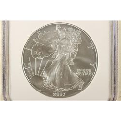 2007-W AMERICAN SILVER EAGLE NGC MS69