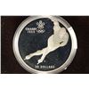 Image 1 : 1985 CANADA SILVER PROOF $20 CALGARY 1988