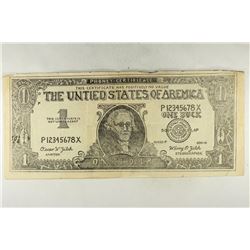 LARGE SIZE NOVELTY BILL 13 1/2'' X 5 1/2''