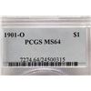 Image 3 : 1901-O MORGAN SILVER DOLLAR PCGS MS64