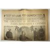 Image 1 : ST. LOUIS POST-DISPATCH MAY 1ST, 1904 NEWSPAPER