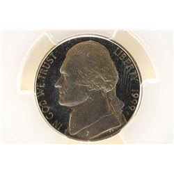 1999-S JEFFERSON NICKEL PCGS PR69 DCAM