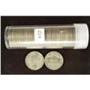 Image 1 : ROLL OF 40-1943-S 35% SILVER JEFFERSON WAR NICKELS