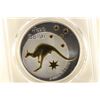 Image 1 : 2005 AUSTRALIA KANGAROO GILT SILVER DOLLAR