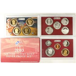 2010 US SILVER PROOF SET (WITH BOX) 14 PIECES