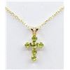 Image 2 : Peridot Cross Pendant