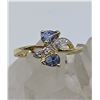 Image 1 : Yellow Gold Tanzanite & Diamond Ring