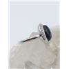 Image 3 : Sterling Silver Smokey Quartz & White Sapphire Ring