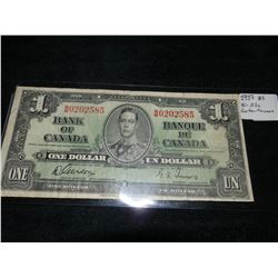 1937 Canadian One Dollar Bill