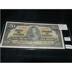 1937 Canadian Twenty Dollar Bill