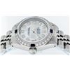 Image 4 : Rolex Ladies Stainless Steel Mother Of Pearl Diamond & Sapphire Datejust Wristwa