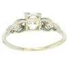 Image 9 : Antique Art Deco Platinum 0.90 ctw Old European & Marquise Diamond Solitaire Rin