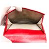 Image 4 : Chanel Red Leather Camellia Compact Wallet