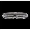 Image 2 : 18KT White Gold 2.51 ctw Diamond Tennis Bracelet