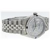 Image 2 : Rolex Mens Stainless Steel Meteorite Diamond And Sapphire Datejust Wristwatch 36
