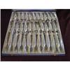 Image 1 : Bellini Italian Silver Hors D'oeuvres Set #1332179
