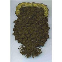 English Georgian 1820's crocheted purse  #1333085