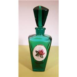 Beautiful, Austrian Perfume Bottle w/Porcelain #1349726