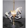 Image 1 : Franklin Mint Crystal Prancer carousel horse #1349759