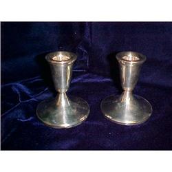 Sterling Candlesticks, Pair, Pre WWI #1349834