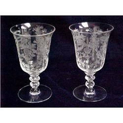 Heisey "Orchid" Goblets #1349849