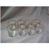Image 1 : Gold Rimmed Shot Glass ? Set of 8 #1349861