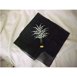 Handkerchief, Hanky ? All cotton, Black #1349875