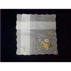 Handkerchief, Hanky ? White cotton #1349876