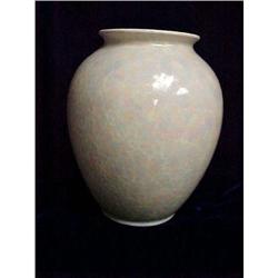 Vase - Ceramic, Blue, Peach, Off-white  #1349884