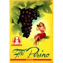 Perino Torino Poster (Grapes) Original Italian #1350234