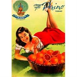 Perino Torino Poster (Oranges) Original Italian#1350235